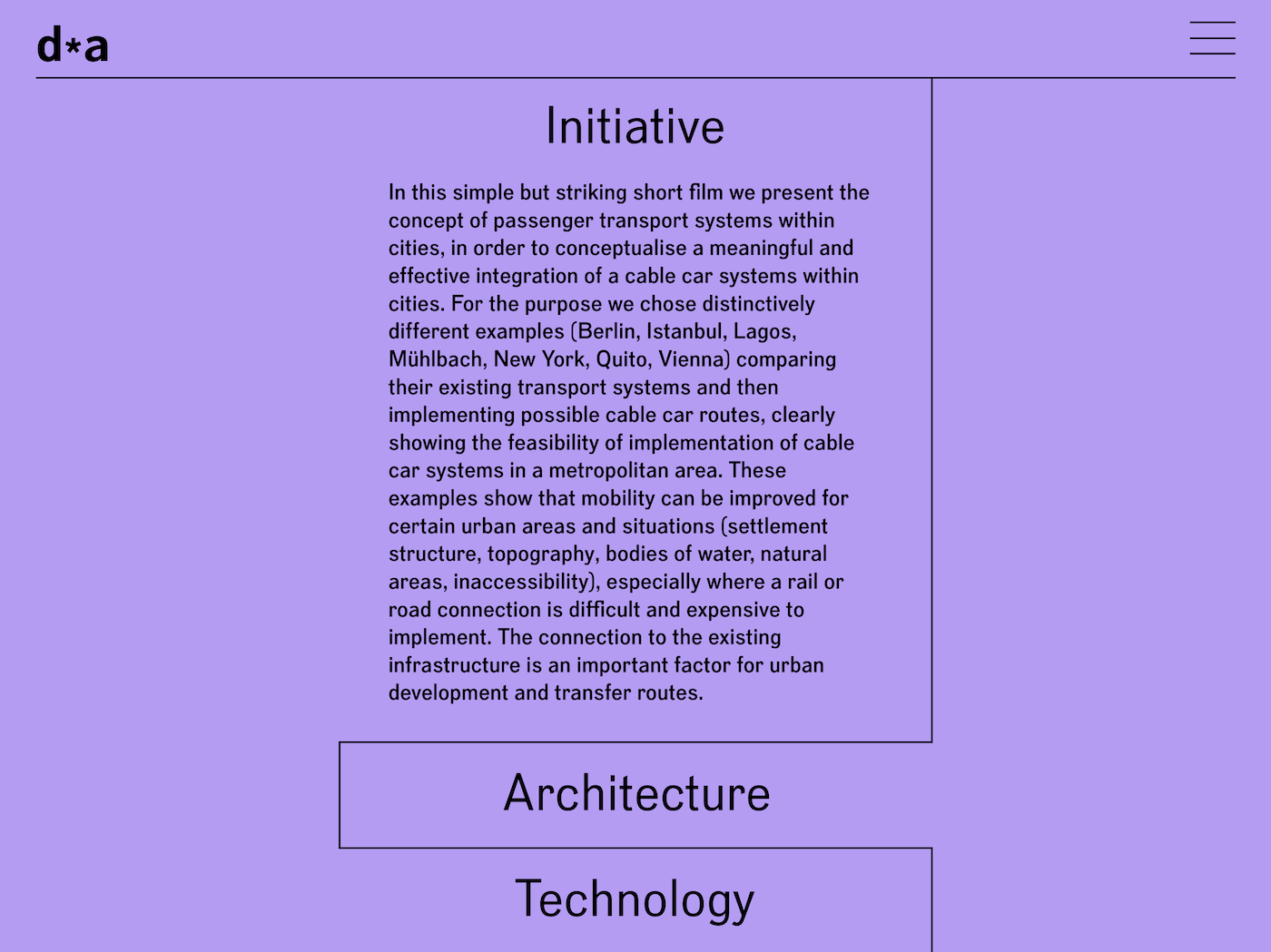 Screenshot of driendl architects